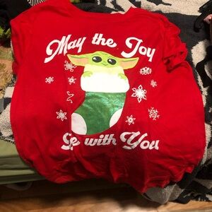 May the Joy be with You Star Wars Christmas Pajama Top